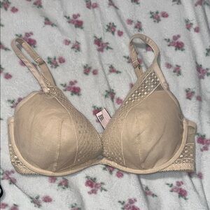 Victoria Secret  Beige Lace Bra